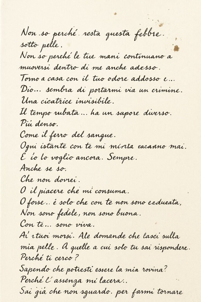 Lettera che brucia: parole che restano sulla pelle Jim Lia Scott