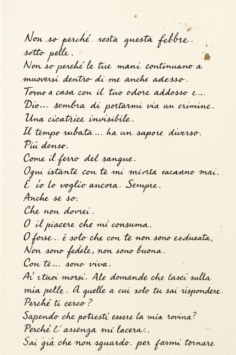 Lettera che brucia: parole che restano sulla pelle Jim Lia Scott